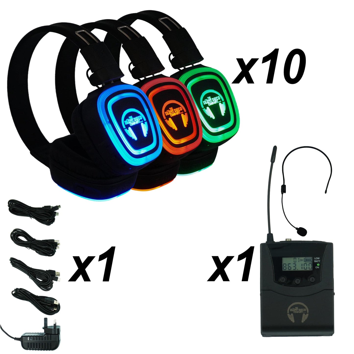 10 Headphone Walking Tour and Fitness Package thesilentdiscocompany