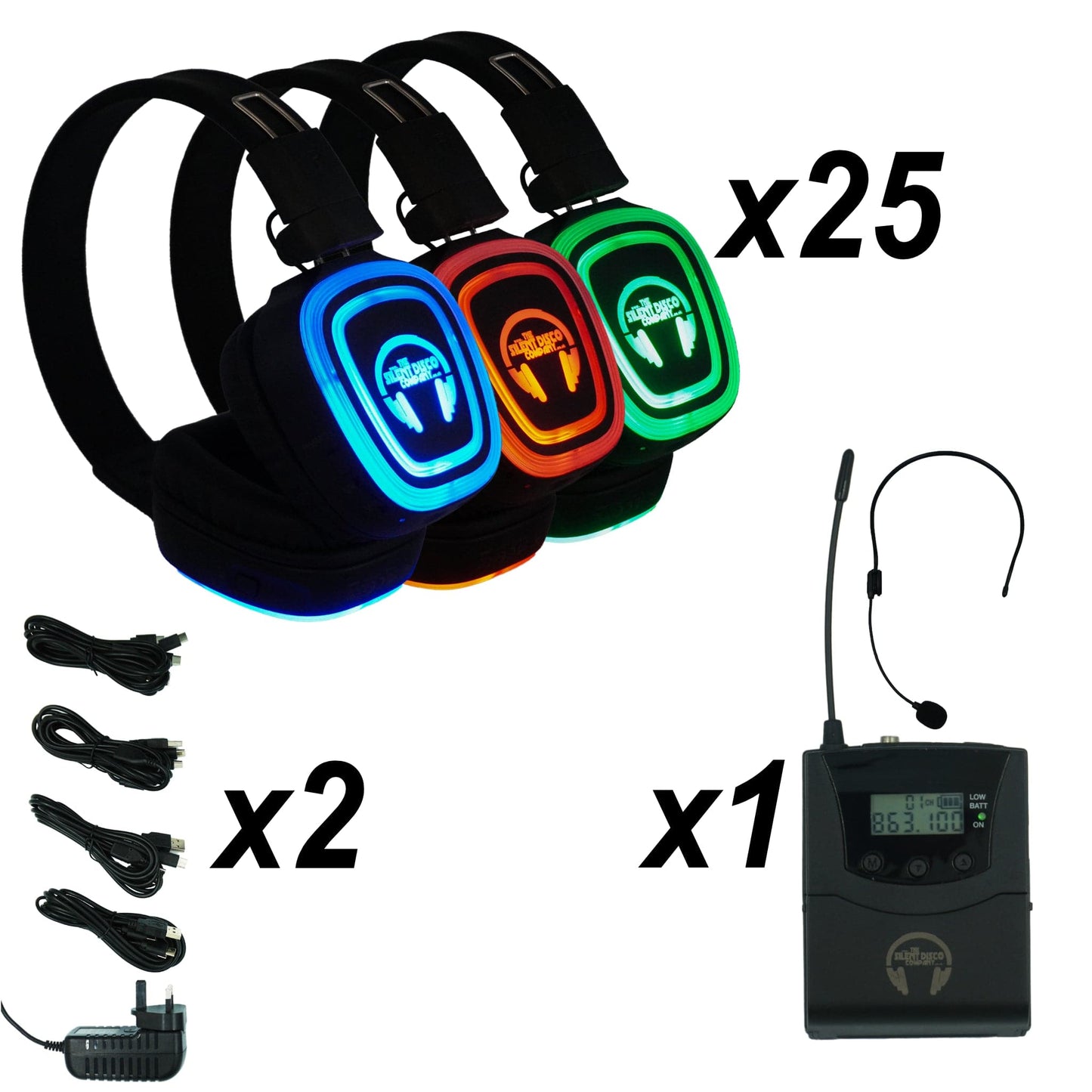 25 Headphone Walking Tour and Fitness Package thesilentdiscocompany