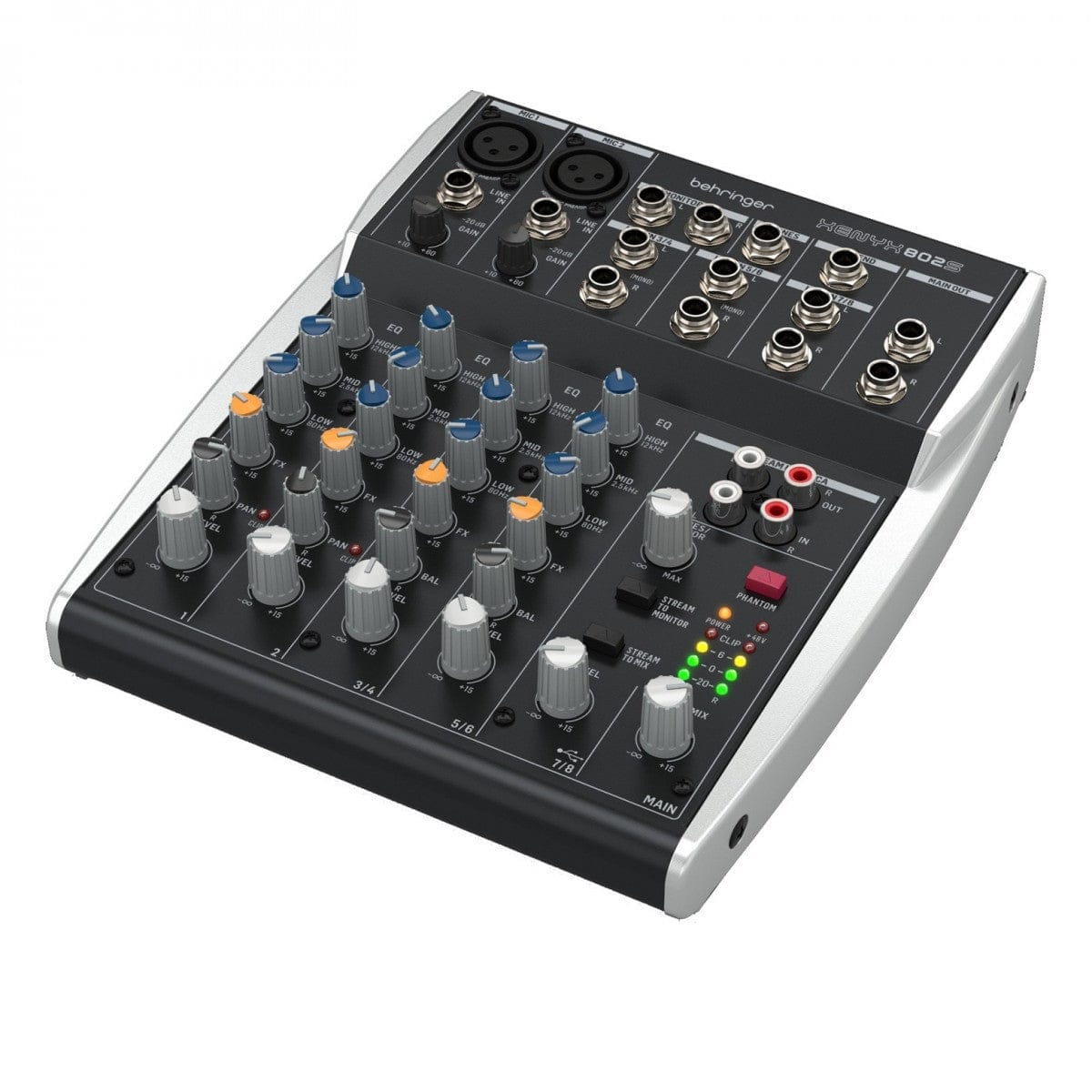 Behringer XENYX 802 8 Input Mixer thesilentdiscocompany