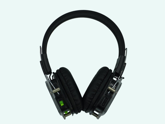 GLO LED Silent Disco Headphone (3 Channels) - Refurbished GradeA thesilentdiscocompany