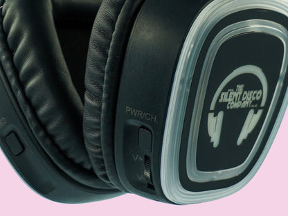 PRO GLO LED Premium Silent Disco Headphone thesilentdiscocompany