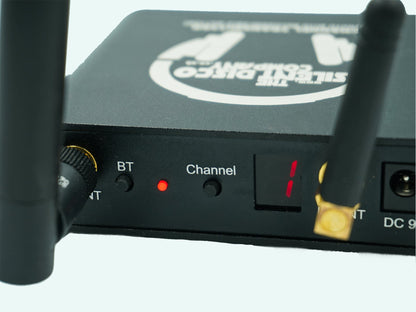 TX8 Battery/BT Silent Disco Transmitter - 300m thesilentdiscocompany