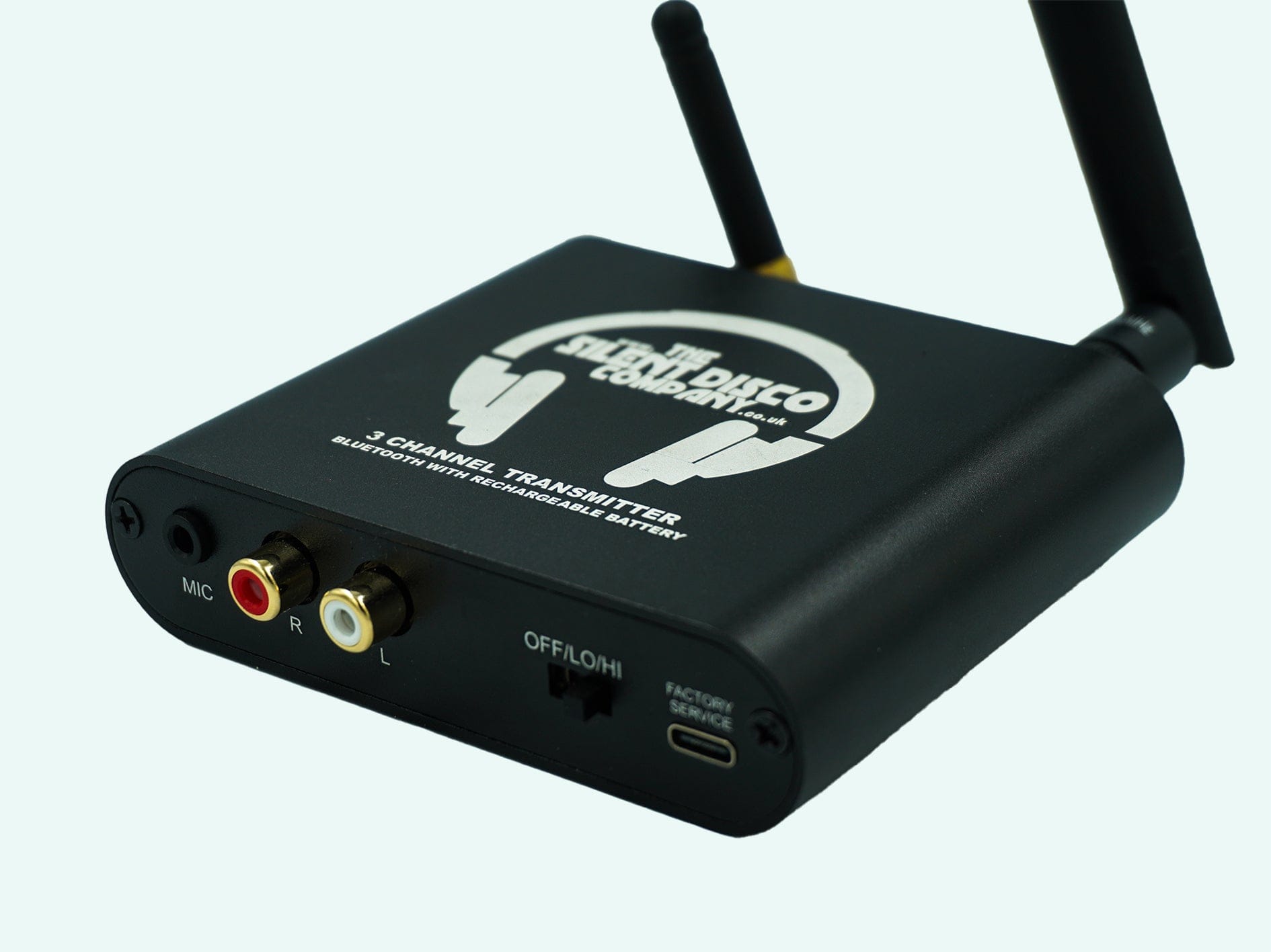 TX8 Battery/BT Silent Disco Transmitter - 300m thesilentdiscocompany