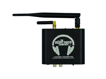 TX8 Battery/BT Silent Disco Transmitter - 300m thesilentdiscocompany