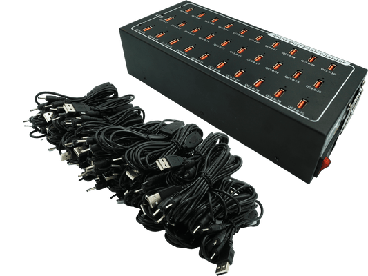 USB Charging Set for 120 Headphones thesilentdiscocompany