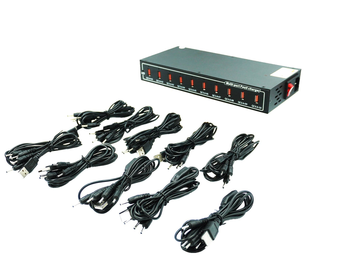 USB Charging Set for 40 Headphones thesilentdiscocompany