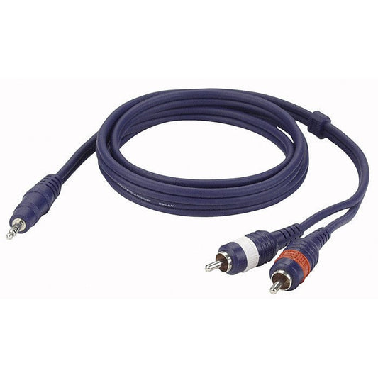 Phono to 3.5mm Jack Cable - 1.5m thesilentdiscocompany